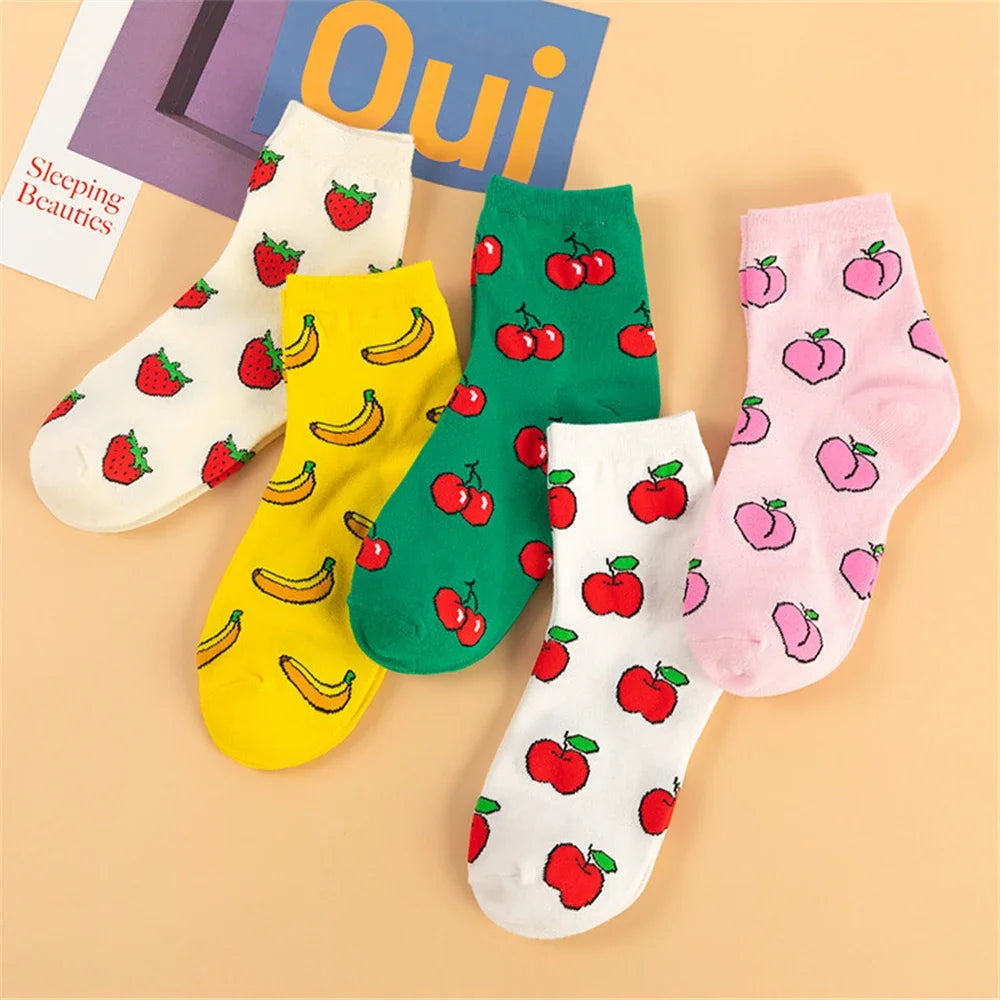 Happy Fruit Socks