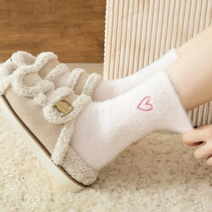 Heart-Shaped Socks