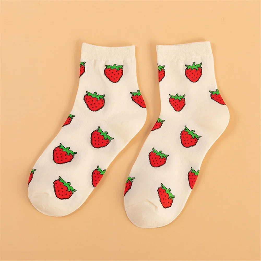 Happy Fruit Socks