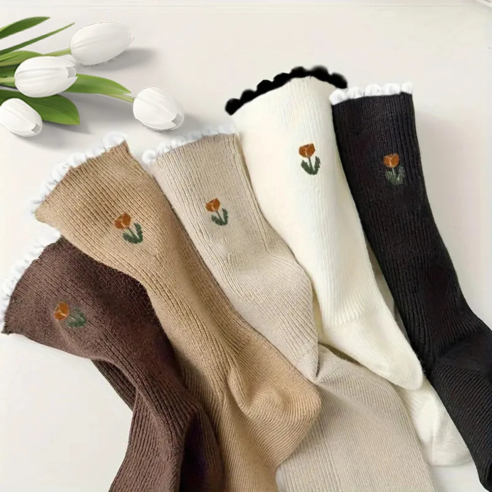 Four Seasons Tulip Socks