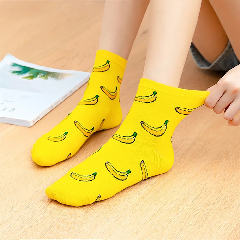 Happy Fruit Socks