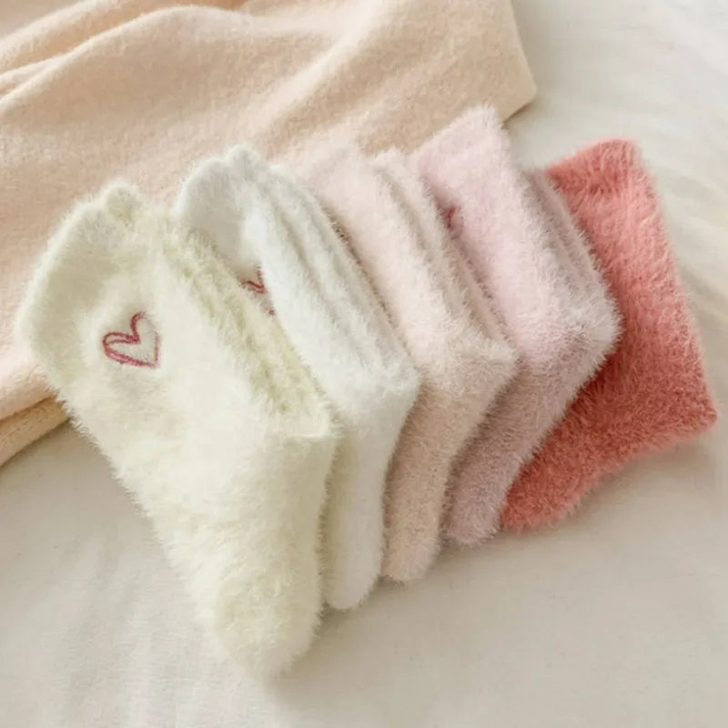 Heart-Shaped Socks